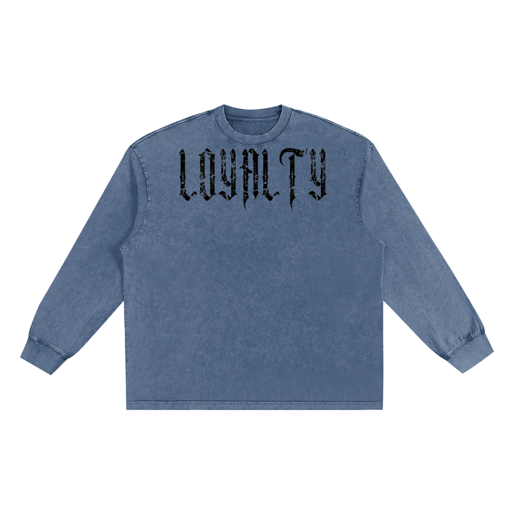 Snow Washed Frayed Edge T-Shirt