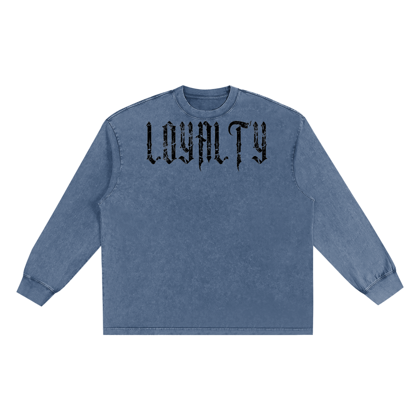 Snow Washed Frayed Edge T-Shirt